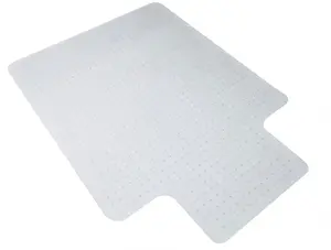 Clear Office Chair Mat for Carpet, 36x48 Inch Studded Carpet Protector Gasket, Heavy Duty Anti-Slip Floor Mat with Lip, Easy Glide for Low Pile Carpet, Home Office