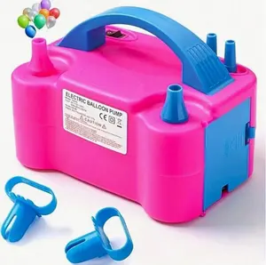 Portable Balloon Inflator Tool - Dual Nozzle, Quick Inflation, Lightweight Machine for Festive Decor