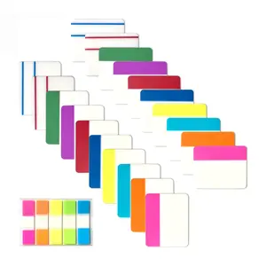 500PCS Sticky Index Tabs 2 Inch, Writable Page Markers Flags, Colorful Self Adhesive Tabs for Books Binders Notebook
