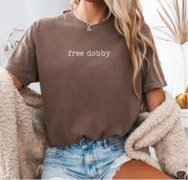 Comfort Colors Free Dobby Shirt - Minimalist House Elf T-Shirt