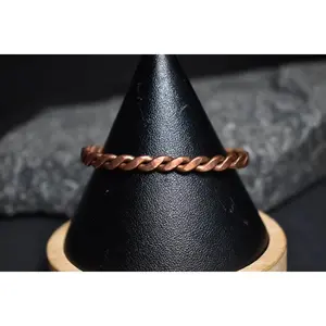 Silent current Orbit- Copper Half Cuff Bangles