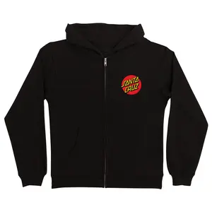 Classic Dot Santa Cruz Youth Zip Hoodie