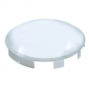 United Pacific 10167 – 6 Uneven Notched Chrome Dome Front Hubcap (1" Lip)