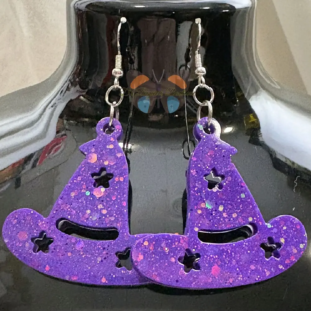 Witch Hat Dangle Earrings