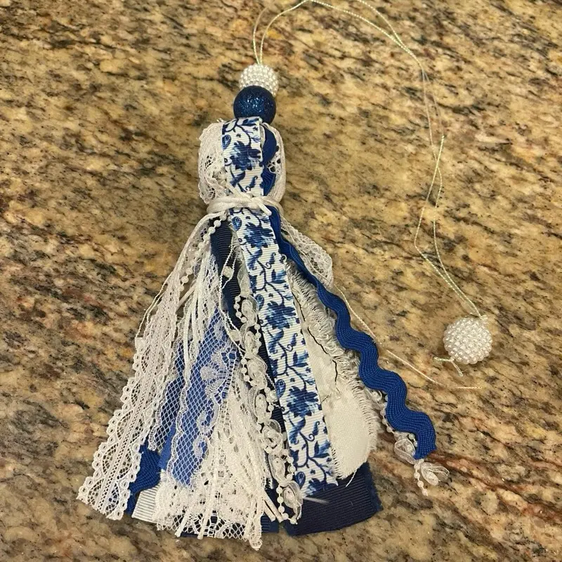 Bible Book Tassels - Elegant Handmade Decorative Tassels with Colorful Beads and Decorative Elements, Made with Ribbons and Lace