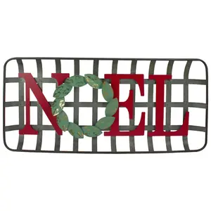Northlight 30" "Noel" Rustic Tobacco Basket Wall Decor