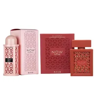 Lattafa | Rave Now Women + Rave Now Rouge Bundle | 3.4 oz (100ml) Per Bottle | Women's Fragrance | Sweet - Fruity - Resin - Herbs