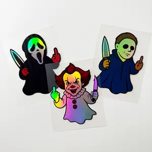 horror decals - PVC stickers ghost decals car stickers motorcycle auto decals for car windows and paint