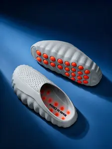 New Fashion Slippers Summer 001, Massage Granular Shock Absorption, Outdoor Casual Couple Shoes, Sporty Style, Random Print, Summer Beach Slippers