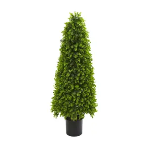 4' Eucalyptus Topiary Artificial Tree (Indoor/Outdoor)