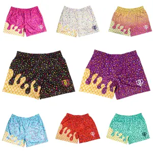 Baseball Lifestyle Shorts | Ice Cream Shorts – Cool Summer Streetwear, Premium Mesh Comfort, Elastic Waistband, Gift for Him