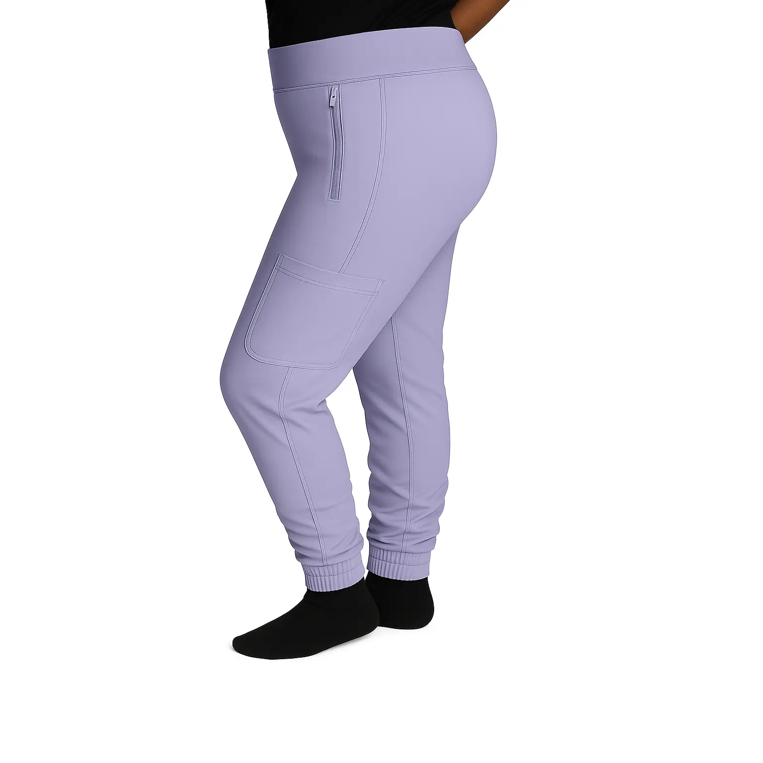 Spring into work: Jogger Scrub Bottoms (Lilac Purple)