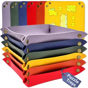 Puzzle Sorting Trays - 6X Puzzle Organizer for Sorting 1000 Pieces up to 4800 Pieces, Stackable Jigsaw Accessories for Adults
