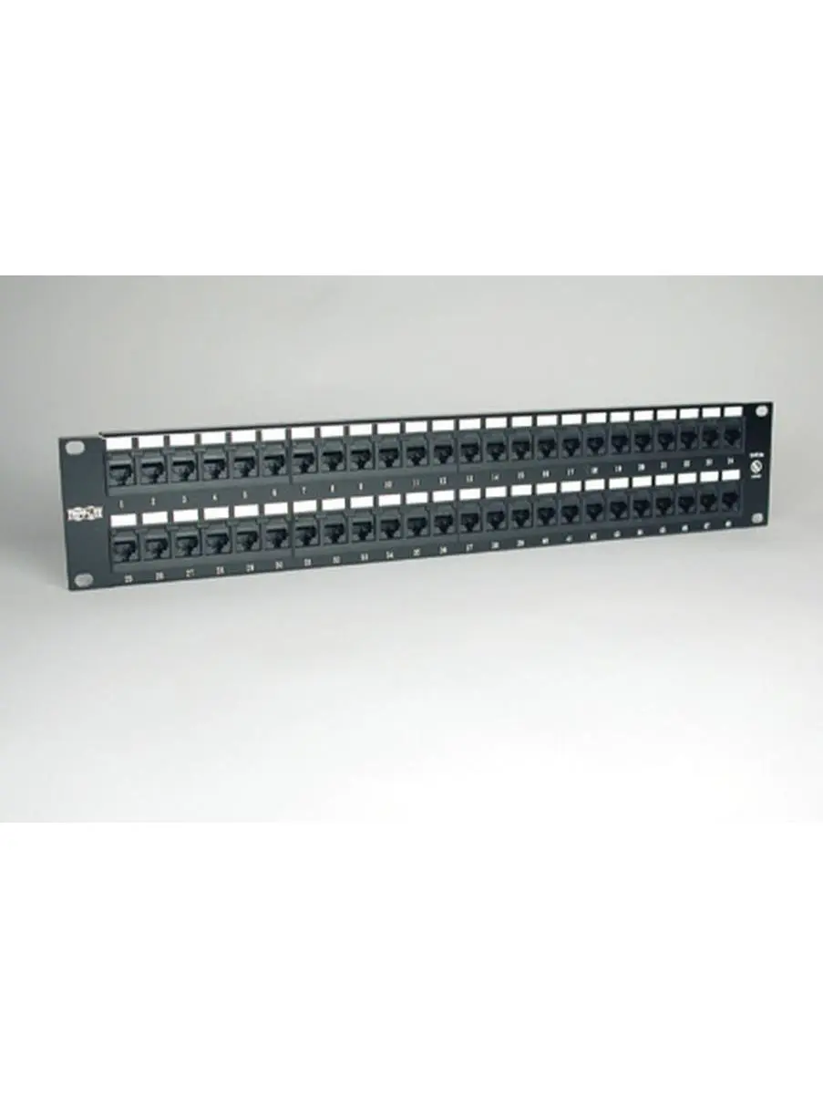 Tripp Lite 48-Port High-Density Cat6 Patch Panel with 568B Termination (Network Component for Computers & Office Equipment)