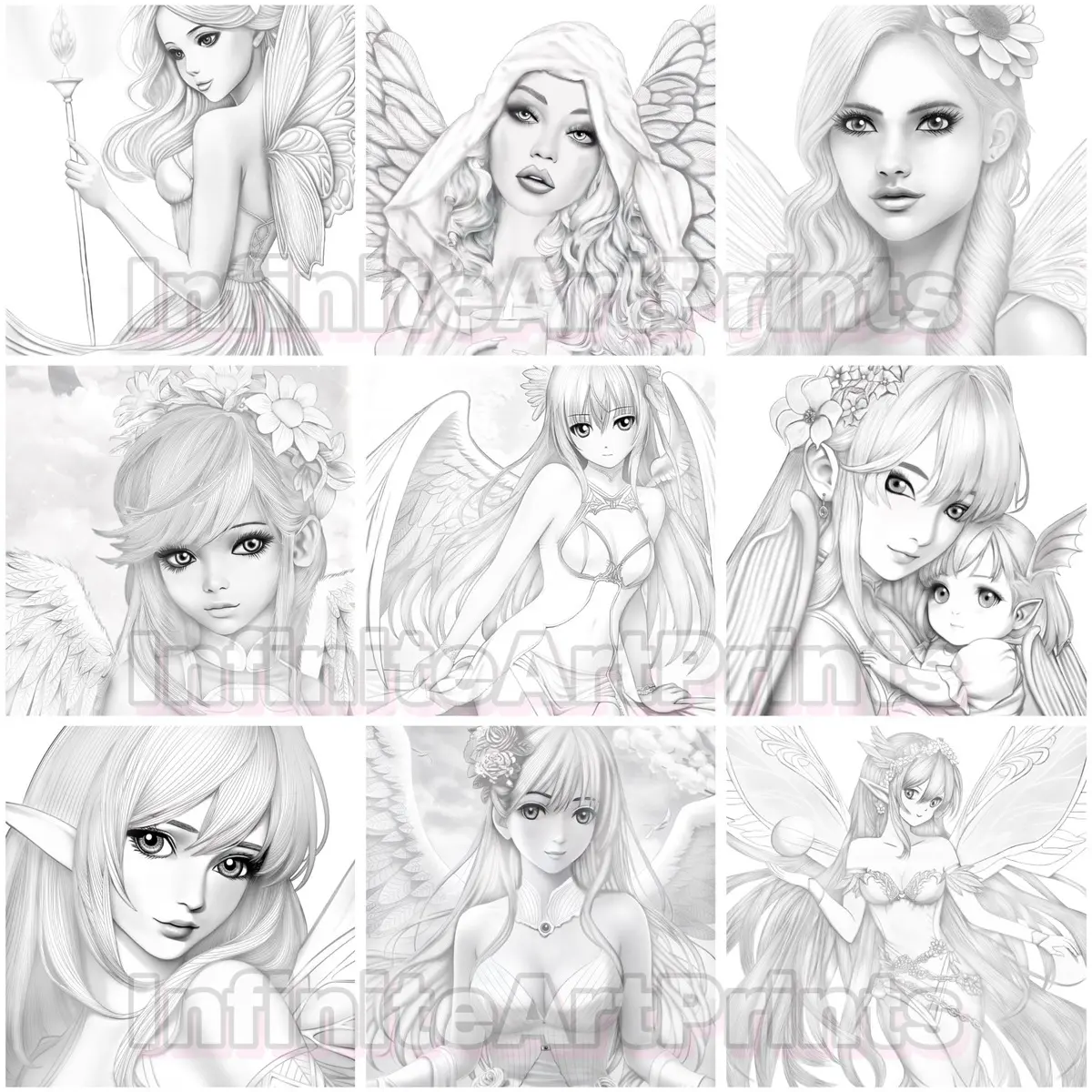 One Random Coloring Page.  Printed on Thick, matte card stock paper