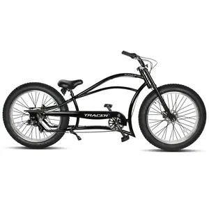 Tracer Siena 26'' Chopper Stretch Cruiser Fat Tire Bike Available 1 Speed/7 Speed