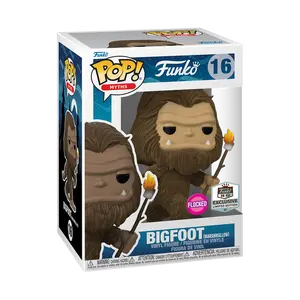 Funko Pop! Myths: Bigfoot (Marshmallow)(Flocked) (Funko HQ) #16 Collectible Pop Vinyl Figure
