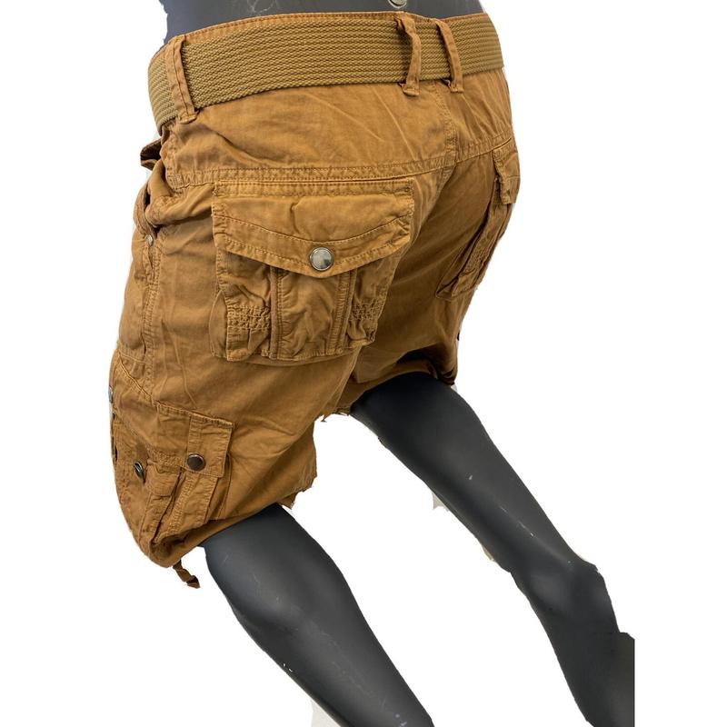 PANTALONCINI CARGO STEINTEX UOMO LAVAGGIO CARBONE MMA 32 34 36 38