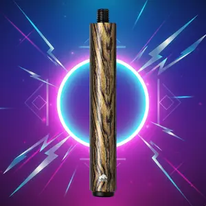 Rhino Retro Bocote Carbon Composite Extension — 8-Inch Length, M10 Extension Joint, 5/8-11 Bumper Joint, ~32mm Collar, ~4.5oz Lightweight