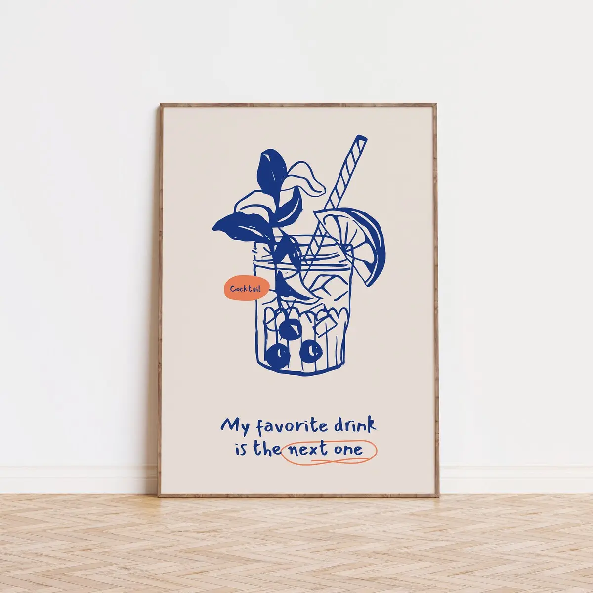 Room Decor, Let's Drink Poster, Happy Hour Poster, Art Print, Bar Cart Prints, Cocktail Art Print, Bar Cart Decor, Cocktail Poster