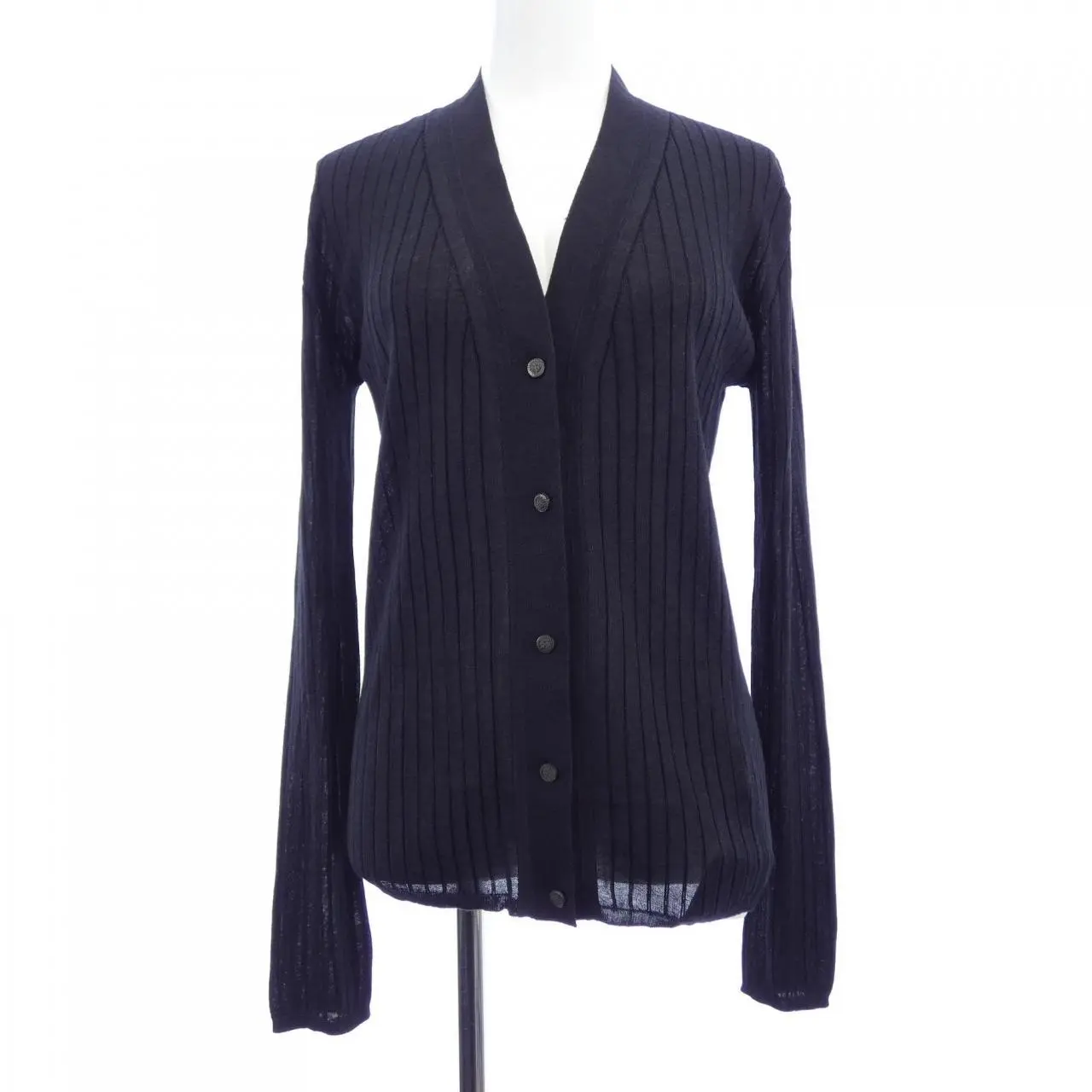 Pre-owned HERMÈS Cashmere Small Leather Goods Hermes Silk Cardigan