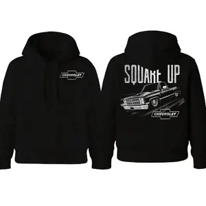 Vintage SQUARE UP Square Truck Hoodie Truck Enthusiast Chevrolet Gang T-Shirt Classic Casual Men's Top for Men
