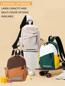 Fashion Unisex Backpack for Men & Women, Casual Travel Outdoor Lightweight Bag, Multifunctional Backpack, Stylish Commuter Daypack for Daily Use Backpacks Women, Lightweight Bookbag