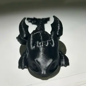 3D-Printed Toothless Dragon Figurine
