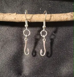 Fish hook earrings