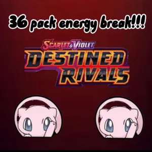 Pokemon Destined Rivals Energy Break 36x Trading Card Product Scarlet & Violet Series 36 Pack Energy Break