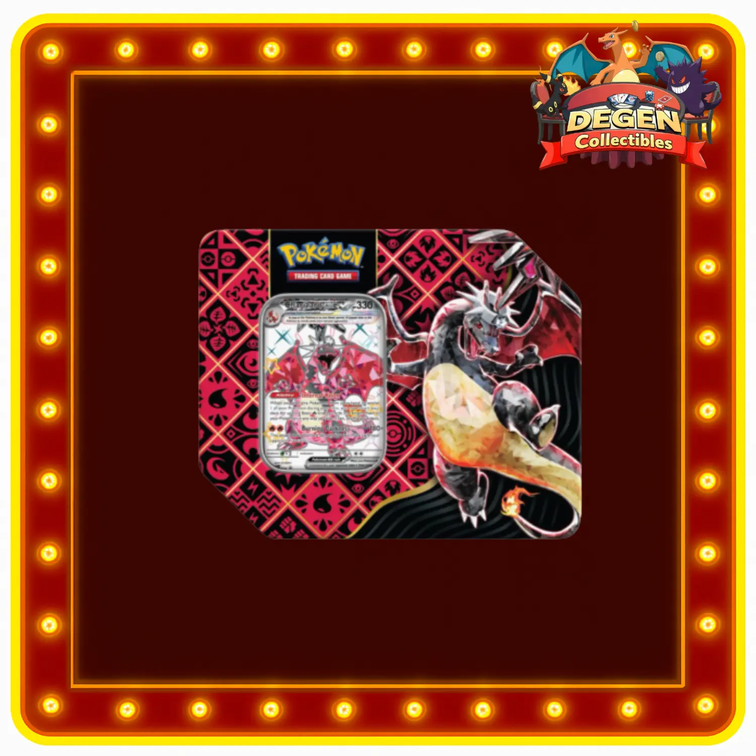 Pokemon TCG [ENG] Paldean Fates Tin [Charizard ex]