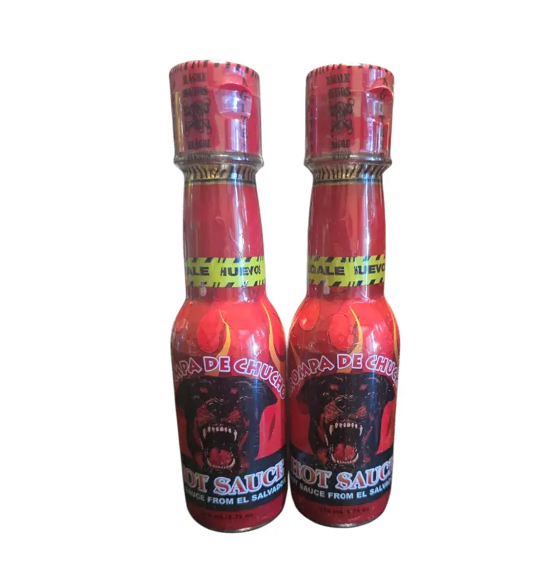 Trompa De Chucho Salsa Picante El Salvadors Hottest Hot Sauce 2 Pack Red Dip Flavor