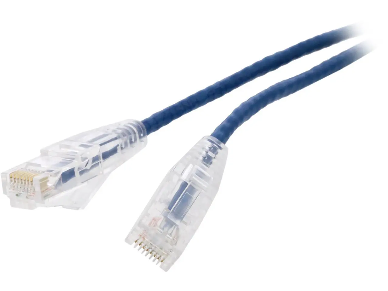 Nippon Labs 28 AWG Snagless Ultra Slim Cat6  Ethernet Patch Cable - Network Internet Cord - RJ45, Stranded, 550Mhz, UTP, - 5ft, Blue