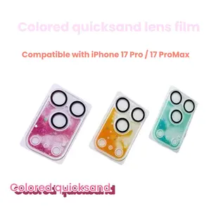 Apple Phone Lens Protector Film for iPhone 17 Pro/17 Pro Max, Full Coverage Anti-Drop Ar Enhancer, Dynamic Design, Multiple Colors Available, Accessories