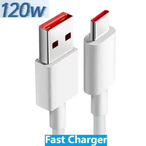120w Supervooc 2.0 Fast Charging Cable, USB-C 6a Charger for Reno Series & More, Compatible with Multiple Models, Cellphone Electronic