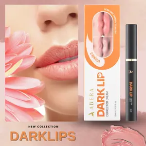 [AUTHENIC] Abera Dark Lips Corrector Cream - Reduce Dark Lips For Men & Women, Moisturizing Lip Plumper with Shea Butter, Lip Scrub, 0.51 Fl Oz