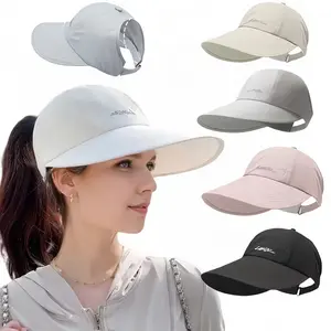 2-pack of spring/summer sun-protective baseballcaps, unisex, lightweight and adjustable, Velcroclosure, wide brim, suitable for all seasons, elastic design.