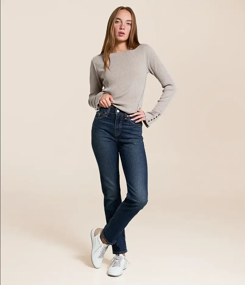 Premium Wedgie Slim Stretch Jean - Parallel Life