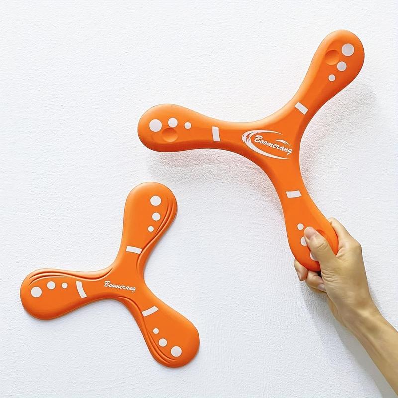 High-density EVA boomerang - suitable for adults, soft and safe, can be flown indoors/outdoors, brightly colored, makes a perfect gift for relaxation and social interaction, ideal for birthdays, Christmas, Easter, graduations, etc., one per pack.