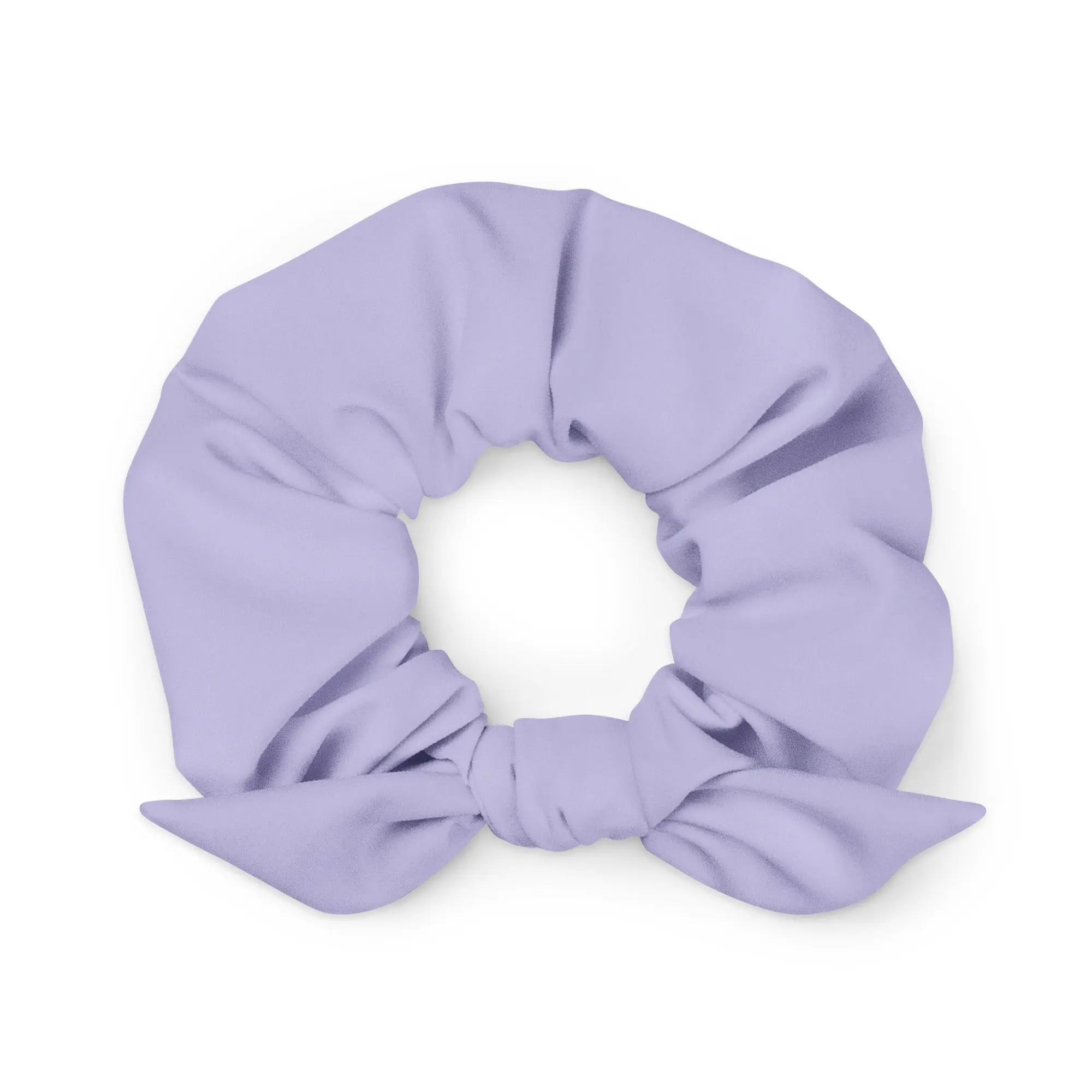 Melrose Purple Bow Scrunchie - Fashion Hair Accessory