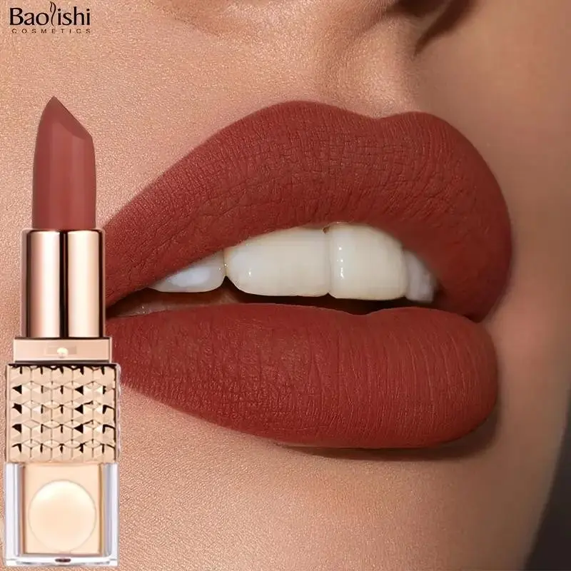 Luxury Matte Lipstick Gift Set, Six Colors Gentle Velvet Smooth Texture Long-Lasting Waterproof Formula, Perfect Women's Makeup Collection, Cosmetic