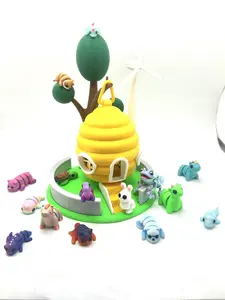 HixTown Micro Minis and containers 3D Printed Articulating