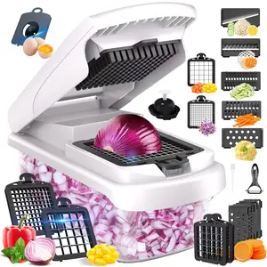 Multi-functional Vegetable Cutter – Shredding, Slicing & Dicing Kitchen Grater for Fruits and Vegetables – Household Essential