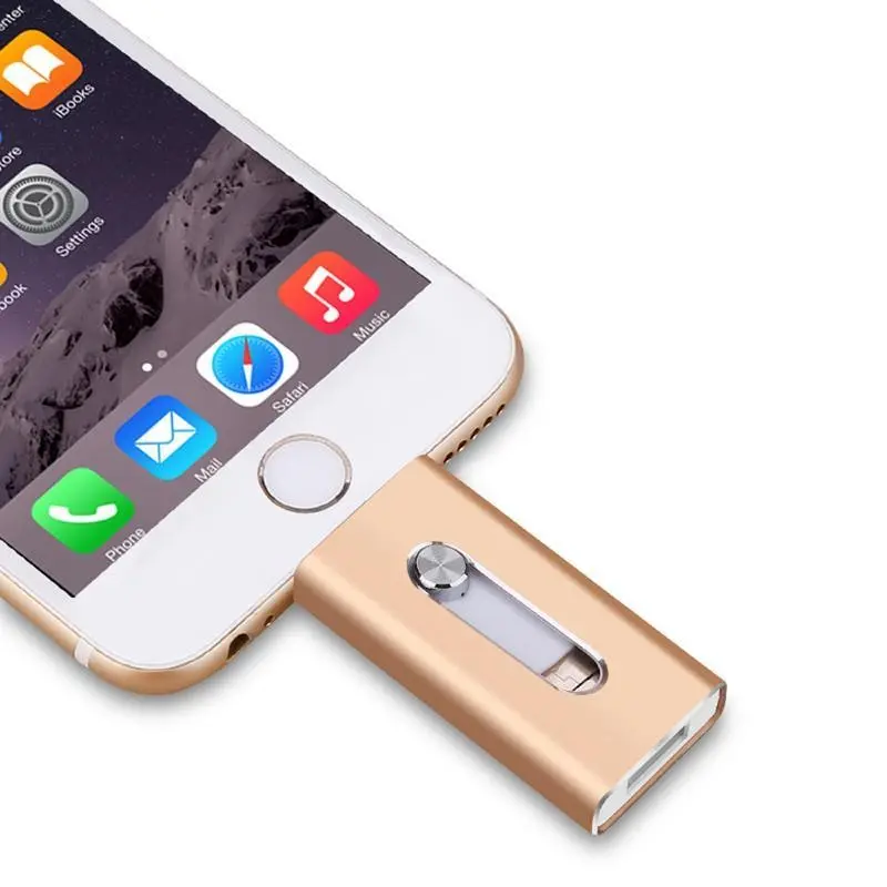 USB 3.0 Flash Drive, USB Flash Drives, OTG Flash Drive, USB External Memory, 3-In-1 Portable Storage Device for PC/MAC and Android Phones, Ideal for Photo and Data Transfer, Class 10 Speed
