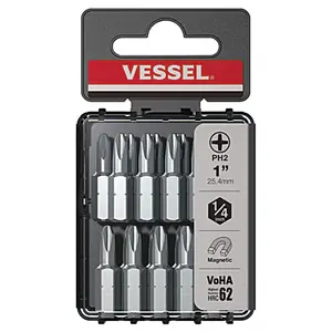 VESSEL Drywaller Insert Bits 20PC +2X25.4 (1") (TicTac) DWPH2254P20T