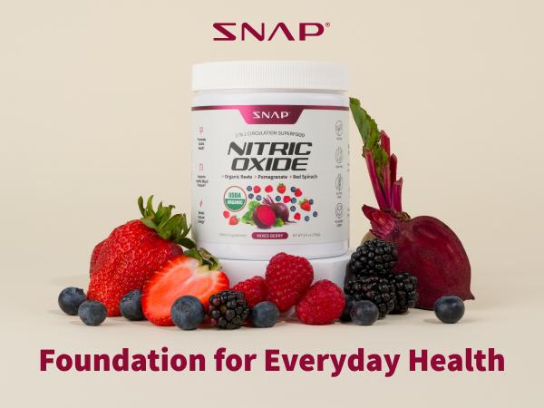 Snap Supplements  - Berry Flavor Nitric Oxide Beets + Cherry Flavor Nitric Oxide Gummies + NO Booster 60ct - Natural Supplement Bundle
