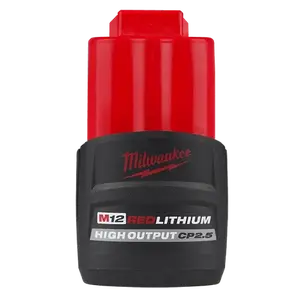 Milwaukee 48-11-2425 M12™ REDLITHIUM™ HIGH OUTPUT™ CP2.5 Battery Pack