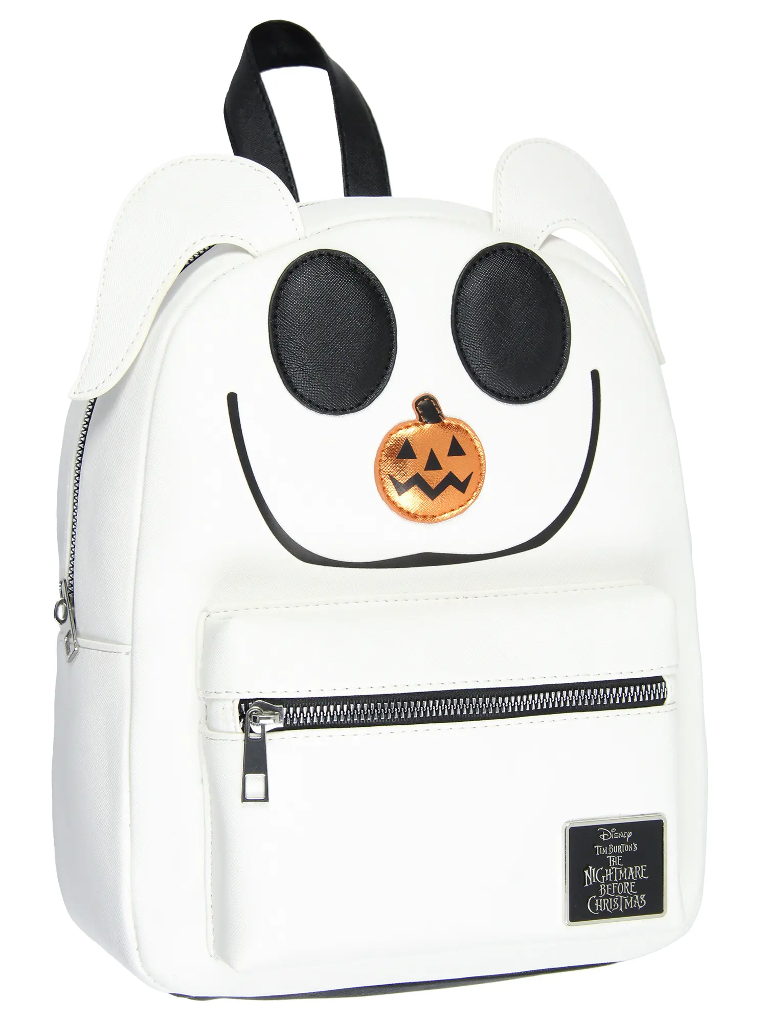 Disney Nightmare Before Christmas Zero The Dog PU Leather Cute Mini Backpack Purse Tote Bag Small Mini Travel Backpack