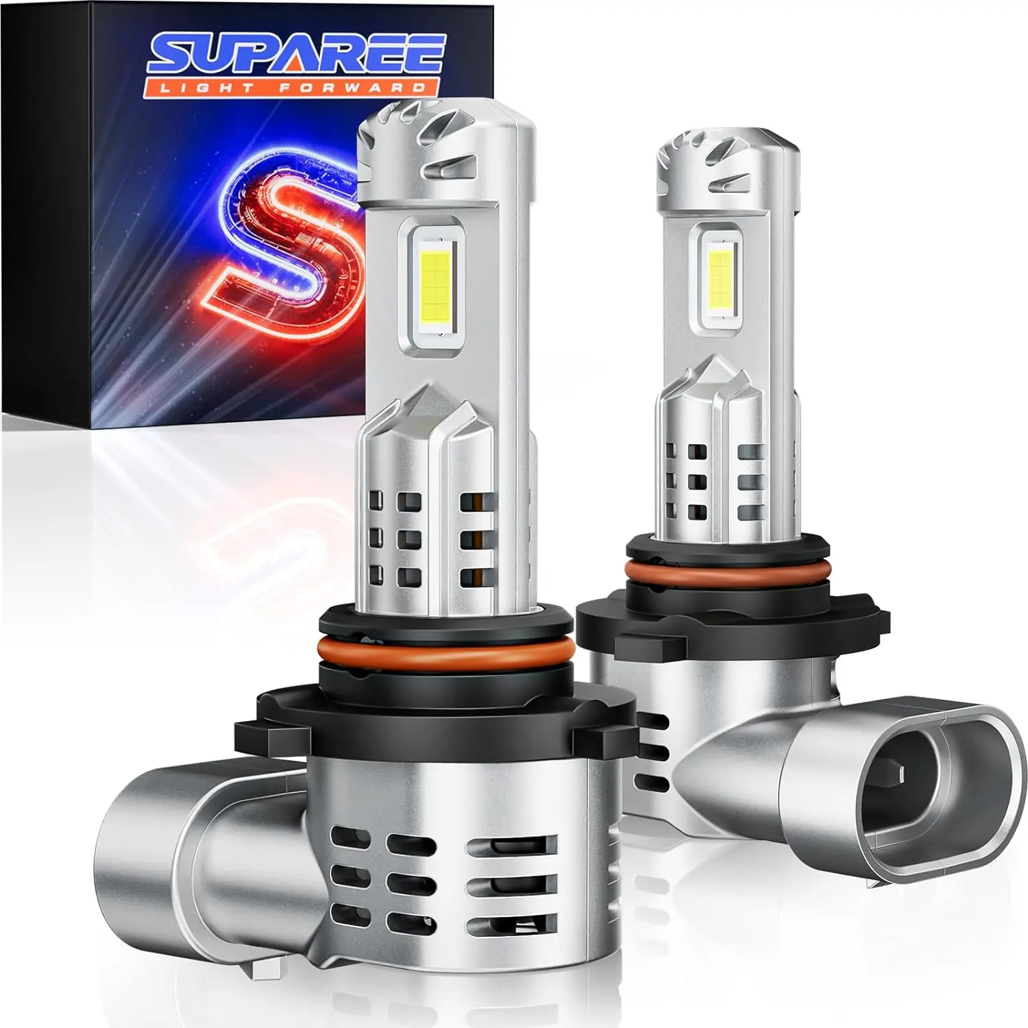 Suparee 9006 LED Headlight Bulbs 20000LM Super Bright 6500K for Tundra GMC Grand Cherokee