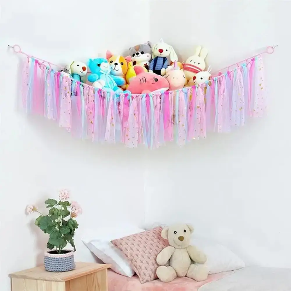 Toy Hammock, Stuffed Animal Toy Storage Rack, Creative Plush Toy Storage Rack, Toy Hanging Bed, Children's Room Decoration, Home Decoration, Bedroom D